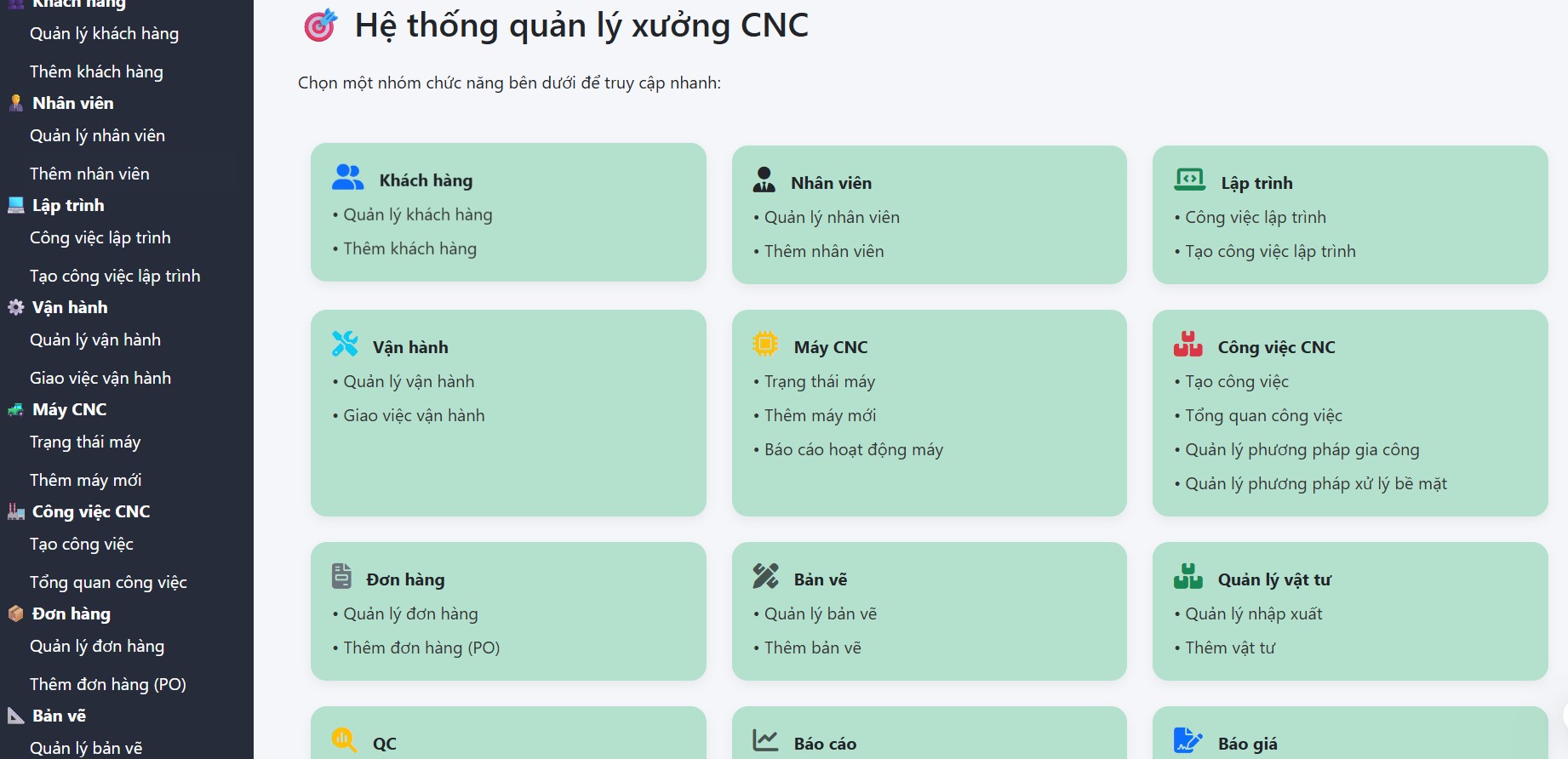VNDNer CNC Dashboard